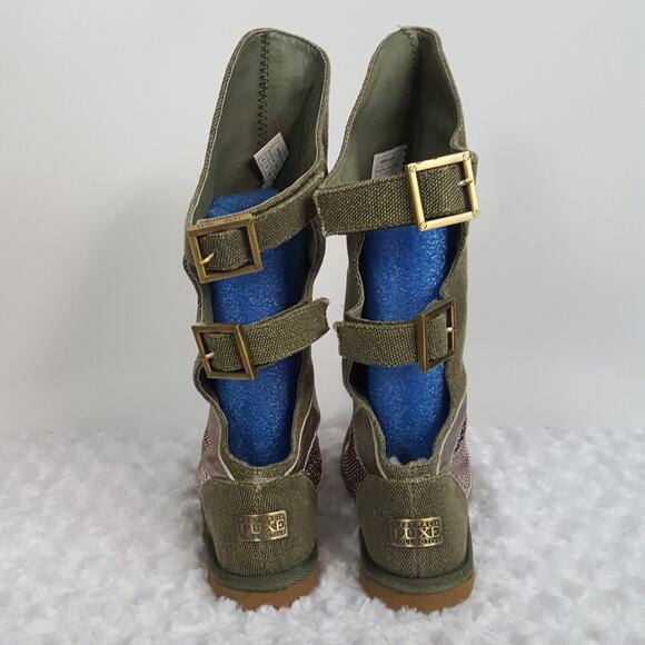 Australia Luxe Womens 5 Gladiator Boot Sandals Sherazade Buckle Open Toe Mad Max - Picture 4 of 11